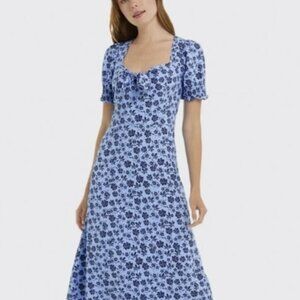 Draper James Patsy Dress Bluebell Magnolia Size S (4)